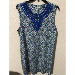 ❤️Kim Rogers Floral Stretch Knit Dress